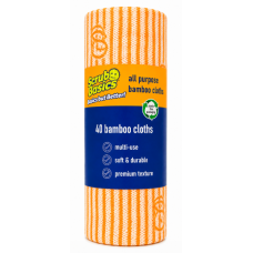 Бамбукові серветки для прибирання Scrub Basics All Purpose Bamboo Cloths, 40 шт