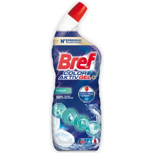Гель для чистки и дезинфекции унитазов Bref Excellence Gel Color Active, 700 мл