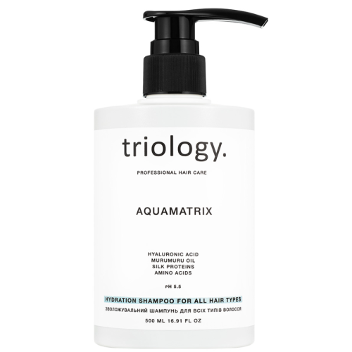 Увлажняющий шампунь для всех типов волос Aquamatrix Triology 500 мл