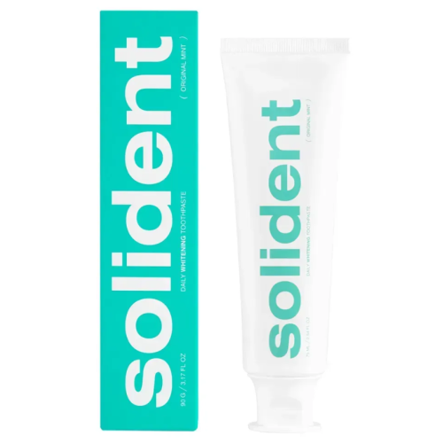 Ежедневная отбеливающая зубная паста Solident Original Mint / Мята 90 г