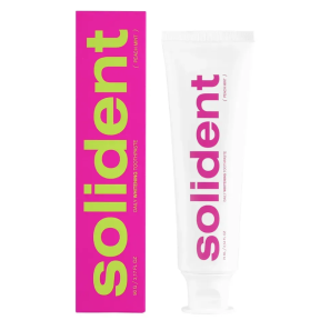 Ежедневная отбеливающая зубная паста Solident Peach Mint / Персик-мята 90 г