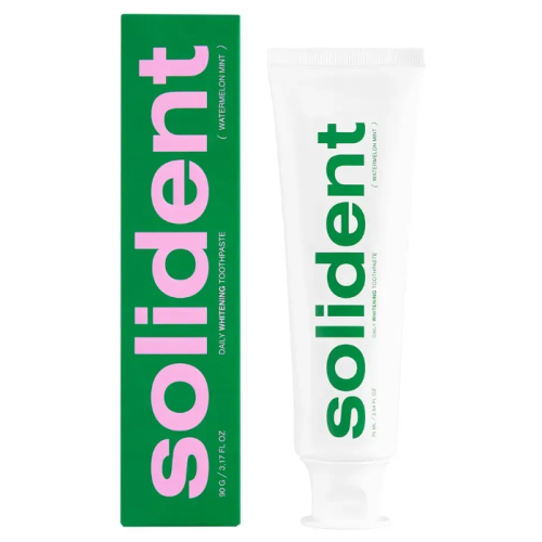 Ежедневная отбеливающая зубная паста Solident Watermelon Mint / Арбуз-мята 90 г