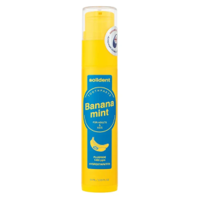 Зубная паста Solident Banana Mint / Банан-мята с фтором 1450 ppm, 60 мл