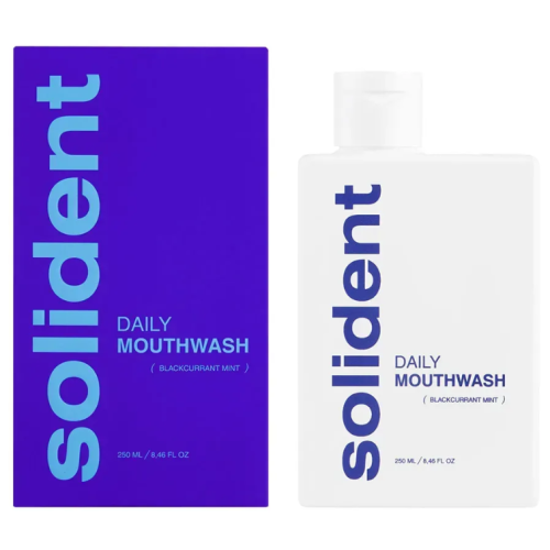 Ополаскиватель для полости рта Solident Blackcurrant Mint / Смородина-мята 250 мл