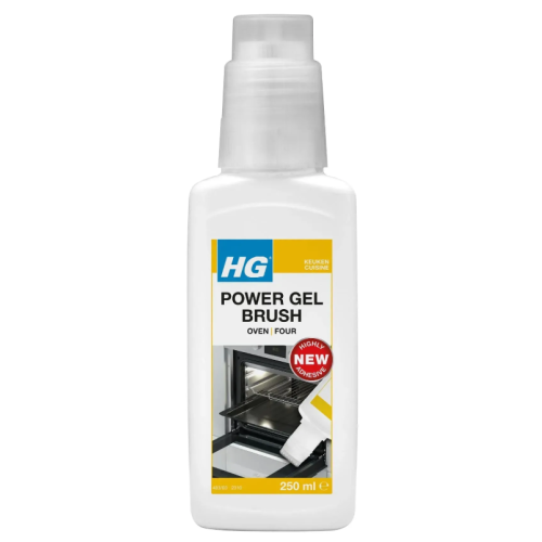Гель для чистки духовок, гриля и барбекю со щёткой HG Power Gel Brush Oven, 250 мл