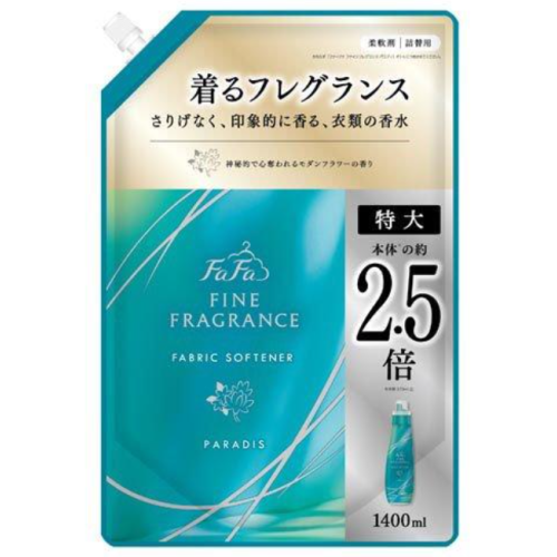 Кондиционер-ополаскиватель для белья FaFa Fine Fragrance Paradis, сменный блок, 1400 мл