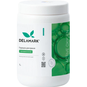 Стиральный порошок Delamark с активным кислородом, 1 кг