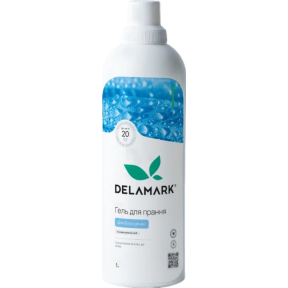 Жидкое концентрированное бесфосфатное средство для стирки DeLaMark White, 1 л