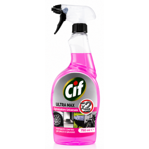Универсальный обезжириватель Cif Ultra Max Sgrassatore Universale Pink 750 мл