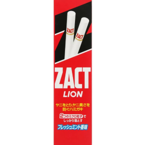 Зубна паста Lion ZACT для видалення нікотинового нальоту та запаху тютюну 150 г