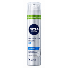 Гель для гоління NIVEA MEN Срібний захист 200 мл