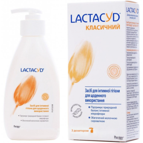 Засіб для інтимної гігієни Lactacyd Класичний, 200 мл 