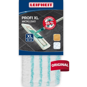 Змінна насадка для швабри Leifheit Profi XL Micro Duo, мікрофібра 42×15 см