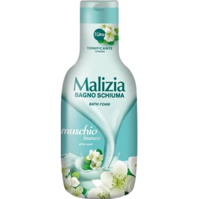 Гель-піна для ванни та душу Malizia Білий мускус 1000 мл