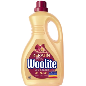 Гель для стирки цветного белья Woolite Mix Colors Keratin Therapy, 2.7 л