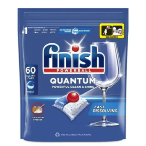 Таблетки для посудомийних машин Finish Quantum All in 1, 60 шт