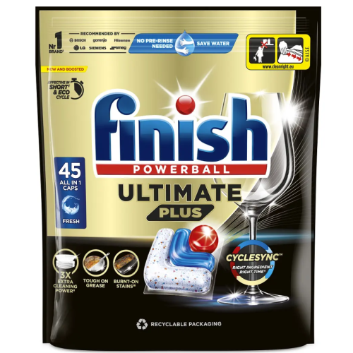 Капсулы для посудомоечных машин Finish Ultimate Plus All in 1, 45 шт