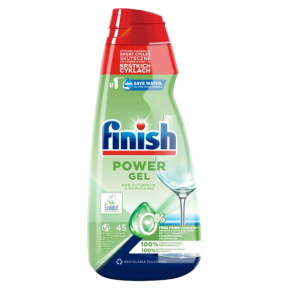 Засіб для миття посуду Finish Power All in One Gel 0%, 900 мл