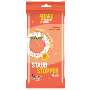Вологі серветки Poliboy Dust Stopper Peach з антистатичним ефектом, 24 шт