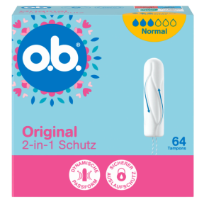 Тампони O.B. Original 2в1 Normal, 64 шт