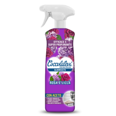 Багатофункціональний спрей-очищувач на основы оцту Coccolatevi Bloomaceto Rosa e Lillà Троянда та бузок, 750 мл