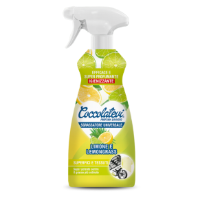 Универсальный обезжириватель Coccolatevi Sgrassatore Universale Limone e Lemongrass Лимон и лемонграсс, 625 мл