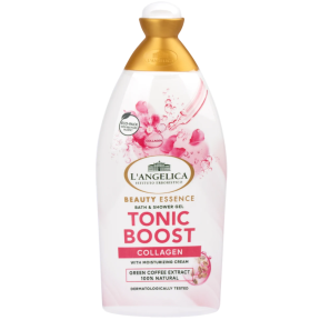 Гель для душу L'Angelica Beauty Essence Tonic Boost з колагеном і зеленою кавою, 500 мл