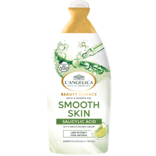 Гель для душа L'Angelica Beauty Essence Smooth Skin с салициловой кислотой и экстрактом лайма, 500 мл