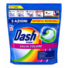 Капсули для прання Dash Pods Salva Colore, 64 шт