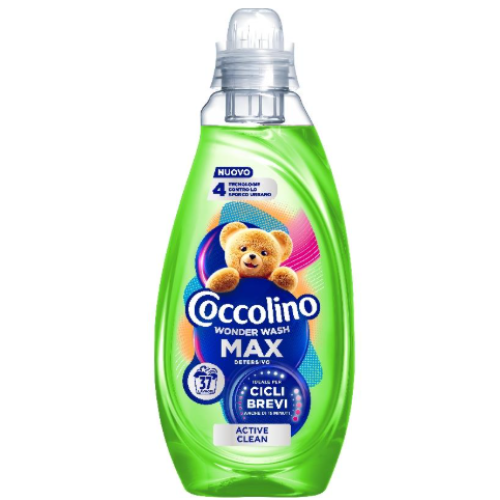 Гель для прання Coccolino Wonder Wash MAX Active Clean, 37 прань, 1480 мл