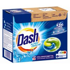 Капсулы для стирки универсальные Dash Alpen Frische 3 in 1, 18 стирок
