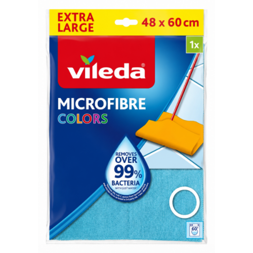 Ганчірка для підлоги Vileda Colors з мікрофібри, 1 шт