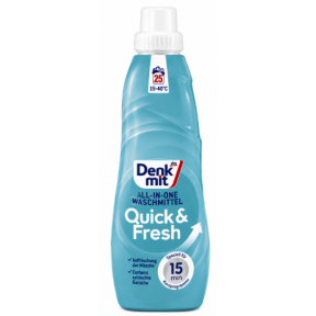 Гель для прання універсальний  Denkmit All-in-One Quick & Fresh, 25 прань, 1 л