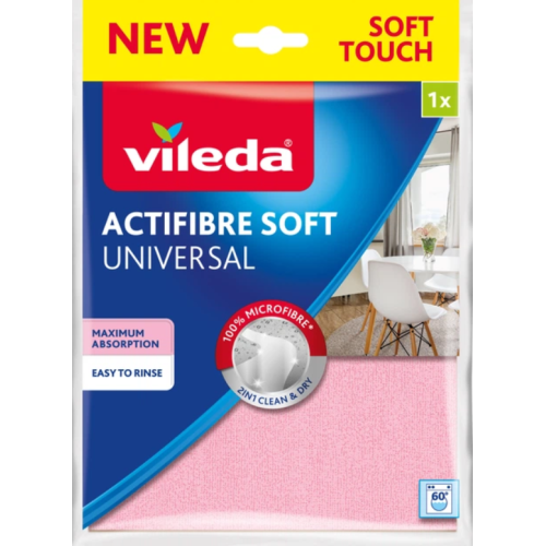 Серветка з мікрофібри Vileda Actifibre Soft, 1 шт.