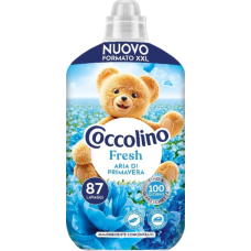 Кондиціонер для білизни Coccolino Fresh Aria di Primavera «Весняне повітря», 87 прань, 1827 мл