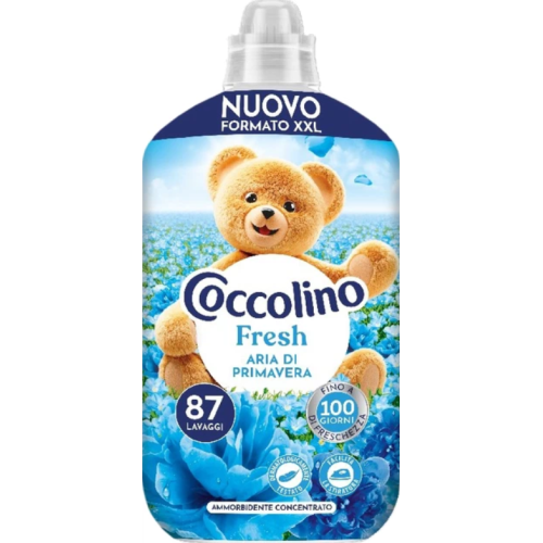 Кондиціонер для білизни Coccolino Fresh Aria di Primavera «Весняне повітря», 87 прань, 1827 мл