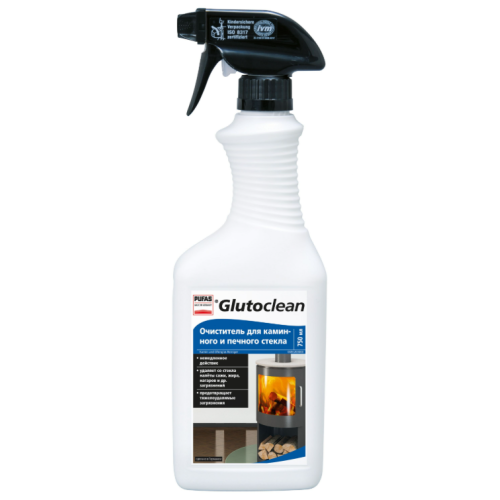 Очиститель для стекла каминов и печей  Glutoclean 750 мл