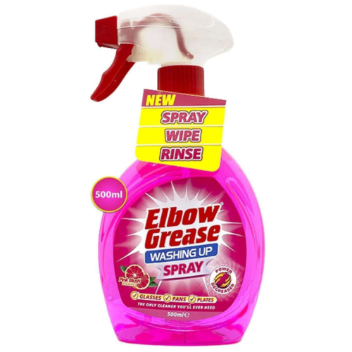 Спрей-антижир для посуды Elbow Grease Washing Up Spray Pink Blush 500 мл