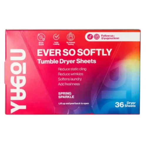 Парфюмированные салфетки для сушильной машины Yugou Spring Sparkle, весенний аромат 36 шт