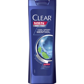 Мужской шампунь против перхоти Clear Ледяная Свежесть, 360 мл