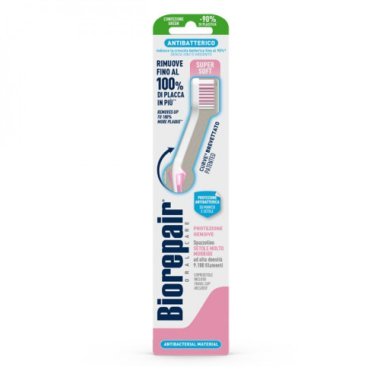Зубная щётка Biorepair «Совершенная чистка» Ultra Soft, ультрамягкая, для защиты дёсен