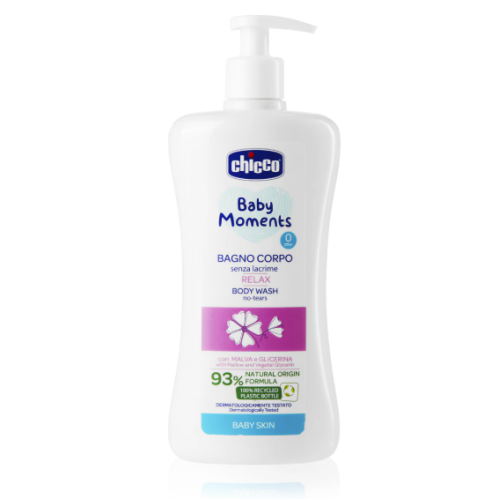 Детский гель для купания Chicco Baby Moments Relax с экстрактом ромашки, 500 мл