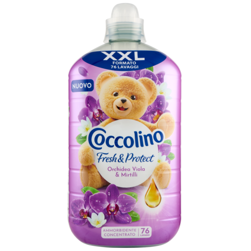 Кондиционер для белья Coccolino Fresh&Protect Orchidea Viola & Mirtilli 76 стирок, 1750 мл