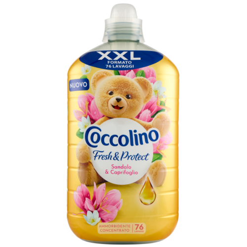 Кондиционер для белья Coccolino Fresh&Protect Sandalo & Caprifoglio 76 стирок, 1750 мл