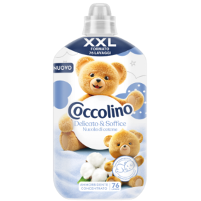 Кондиционер для белья Coccolino Delicato & Soffice, 76 стирок, 1,75 л