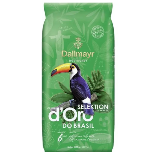 Кава в зернах Dallmayr Crema d'Oro Selektion do Brasil, 1 кг