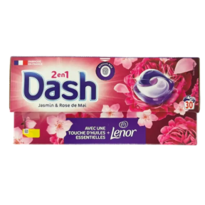 Капсули для прання Dash 2в1 Жасмін і Троянда, 30 прань
