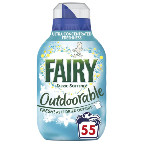 Кондиционер для белья Fairy Outdoorable Sensitive, 55 стирок, 770 мл