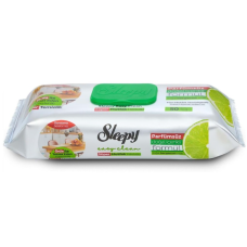 Влажные салфетки для кухни Sleepy с ароматом бергамота, 50 шт