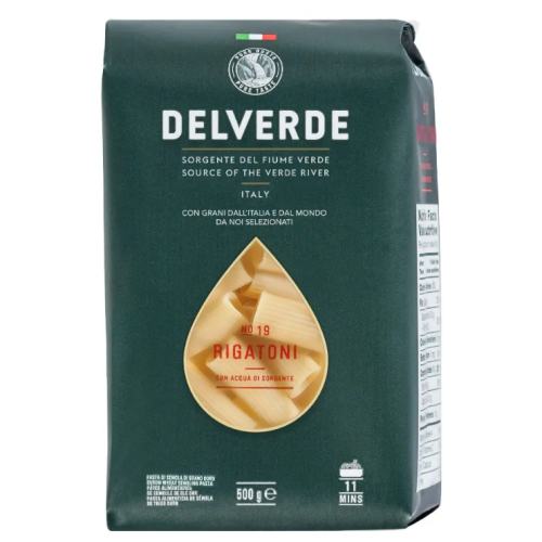 Макарони Delverde Rigatoni №19, 500 г